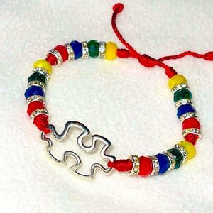 Handmade autism bracelet